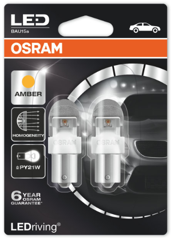 Osram LEDriving PREMIUM Oranje BAU15S / PY21W set