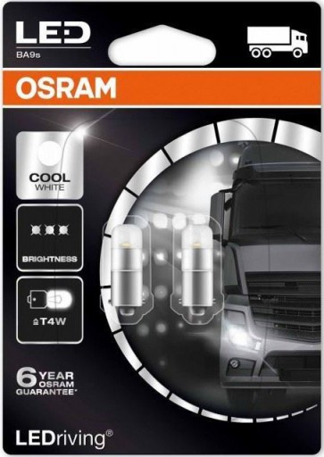 Osram LEDriving PREMIUM White T4W 24 volt (BA9S)