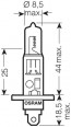 Osram Cool Blue Intense H1 Halogeen Lamp P14.5s (64150CBI