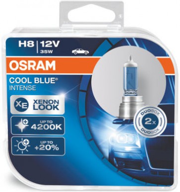 Osram Cool Blue Intense H8 halogeen lamp (64212CBI-HCB) (set 2 stuks)