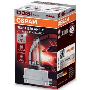 Osram Xenarc Night Breaker Laser D3S Xenon Lamp (66340XNL)