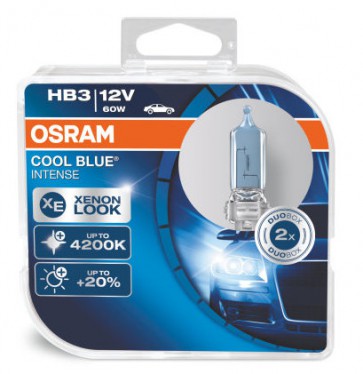 Osram Cool Blue Intense HB3 / 9005 Halogeen Lamp set (9005CBI-HCB)