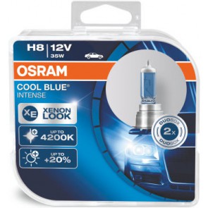 Osram Cool Blue Intense H8 halogeen lamp (64212CBI-HCB) (set 2 stuks)