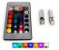 T10 led set met afstandsbediening 12-kleuren